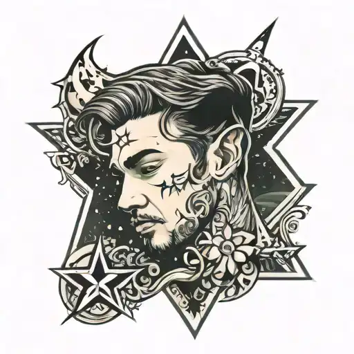 Justin With A Star Sign