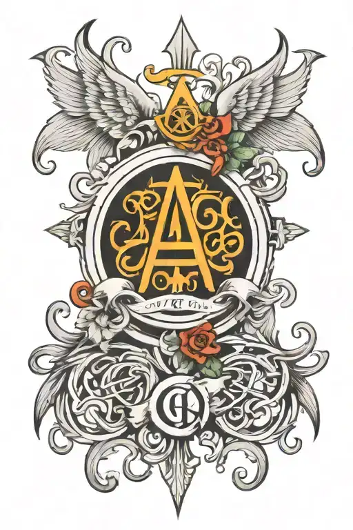 Alpha And Omega Symbol