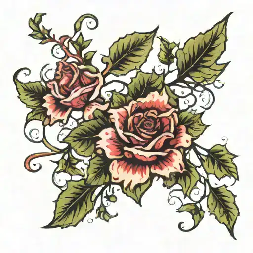 Script And Ivy Vines