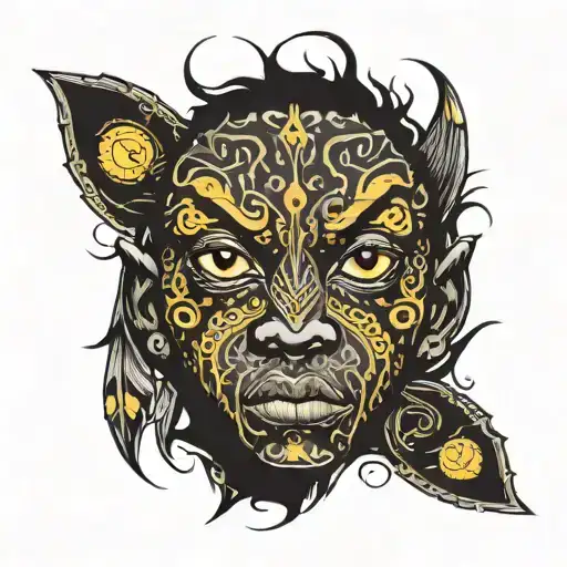 Black Boy With Yellow Eyes