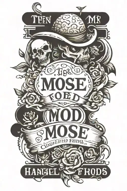 Mose With Ten Word Quote