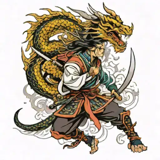 Samurai And Dragons
