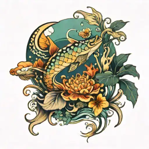 Ocean Life Leg Sleeve