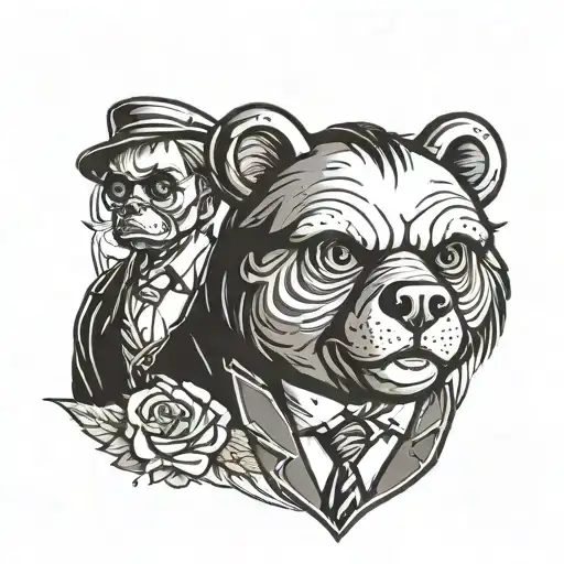 Mob Boss Teddy Bear