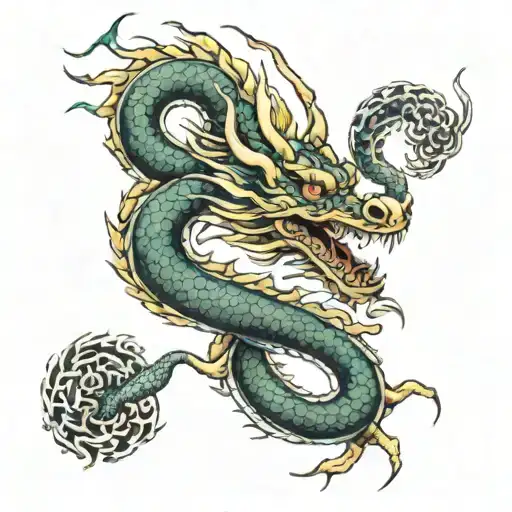 Japanesse Dragon Wrapping