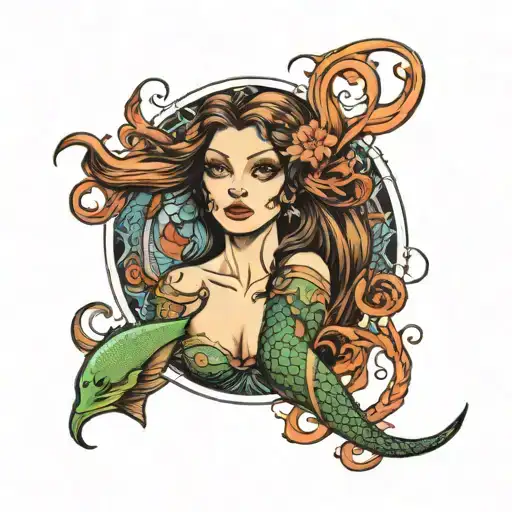 Mermaid Siren Evil Beautiful