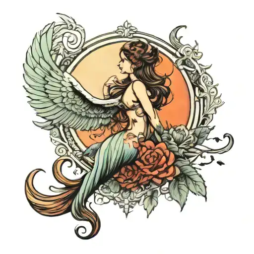 Full Back Tattoo Ideas For Women With Earth Goddess Virgo Sign