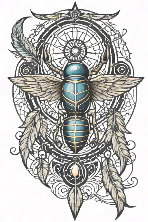 Scarab Spirit Dreamcatcher Eye Horus