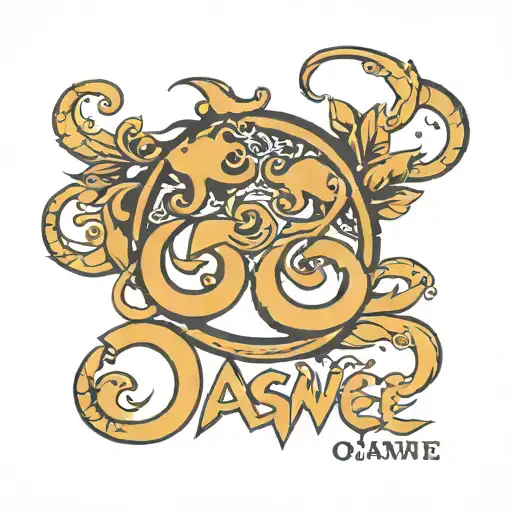 Ojaswee Name With Om Symbol
