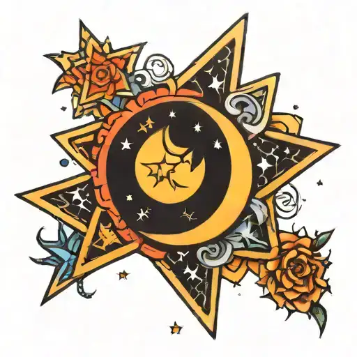 Star And Moon
