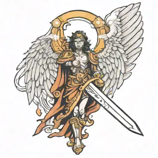 Arch Angel With Sword