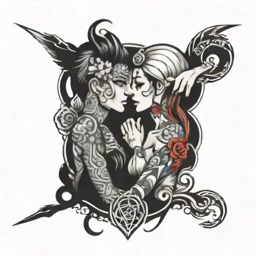 Love Tattoo Couple