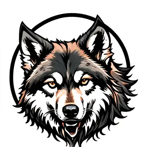 Old School Spiritual Wolf