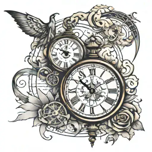 Clock And Map