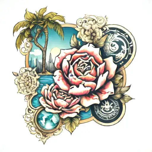 Travel Destinations Marked