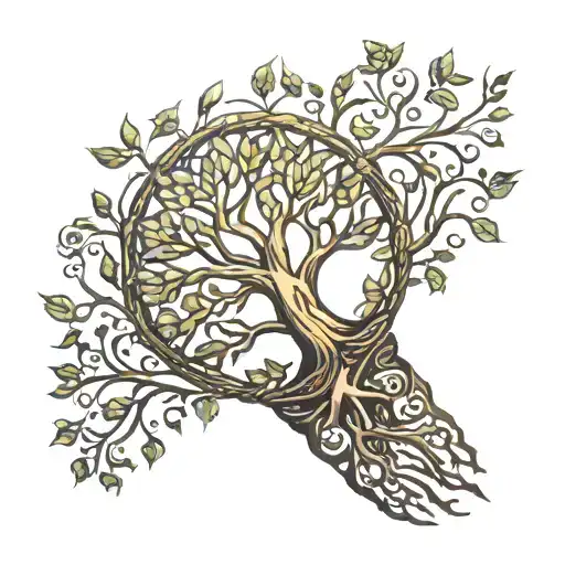 Tree Of Life Wrist With Its Head
