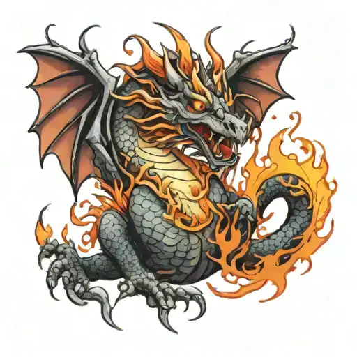 Dragon On Fire