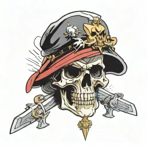 Skull Captain Harlock Animation Design