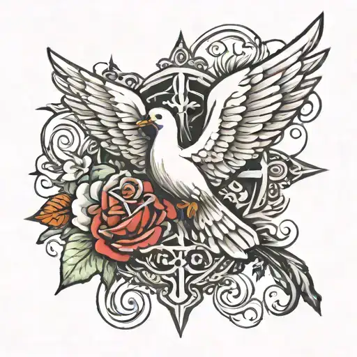 Cross And Dove