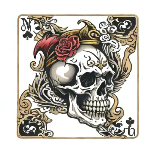 Skull Playing Cards