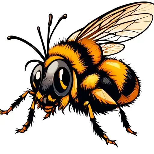 Bee Cartoon Character