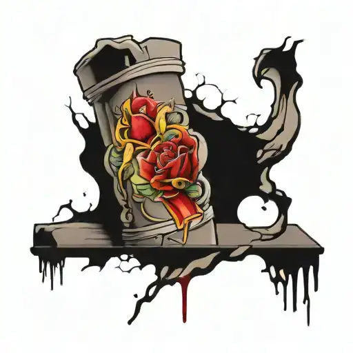 Pillar Broken In Two