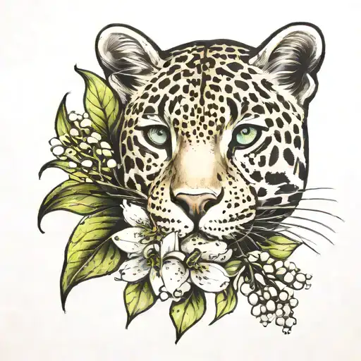 Leopard And Lily Of The Valley Flower