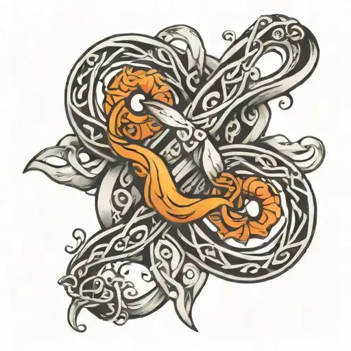 Infinity Symbol Intertwined