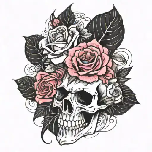 Skull And Roses