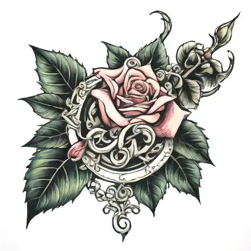 Rose Chain's Letter V