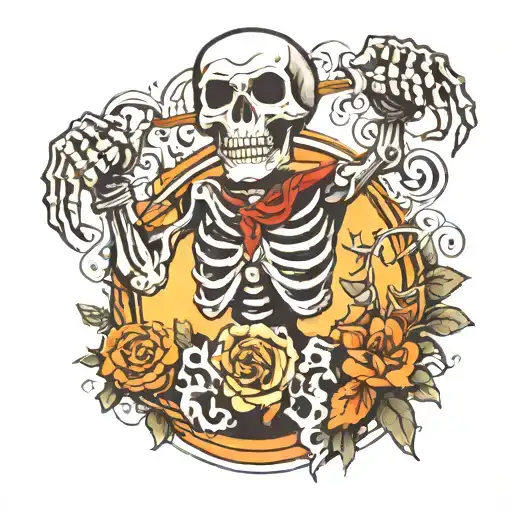 Skeleton Hang Loose