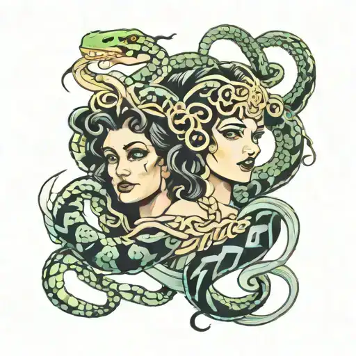 Gemini Medusa Twin Snake