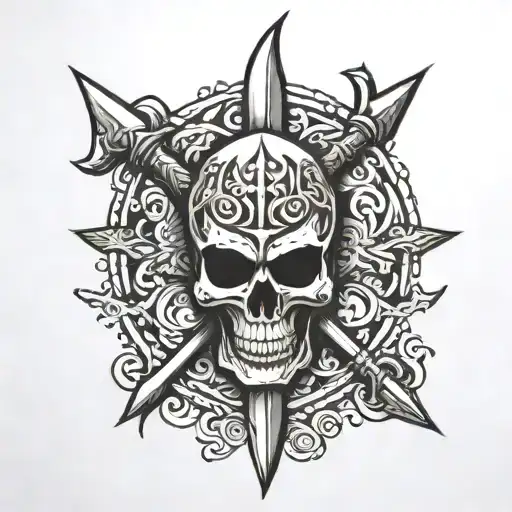 Male Buttocks Ukrainian Trident