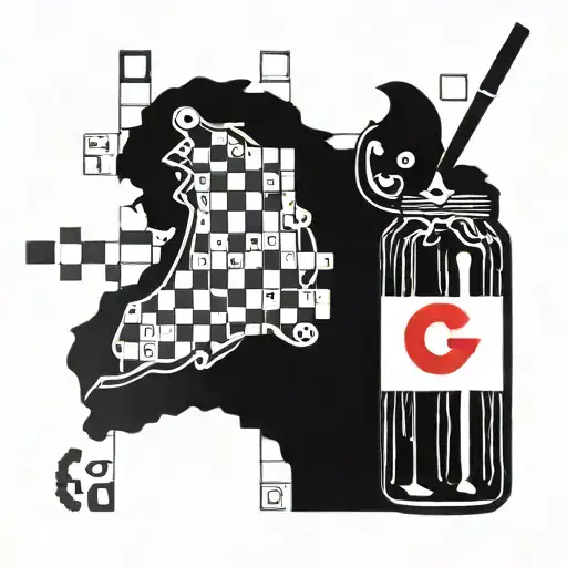 Crossword Puzzle With Answer Being Diet Coke And Fishing