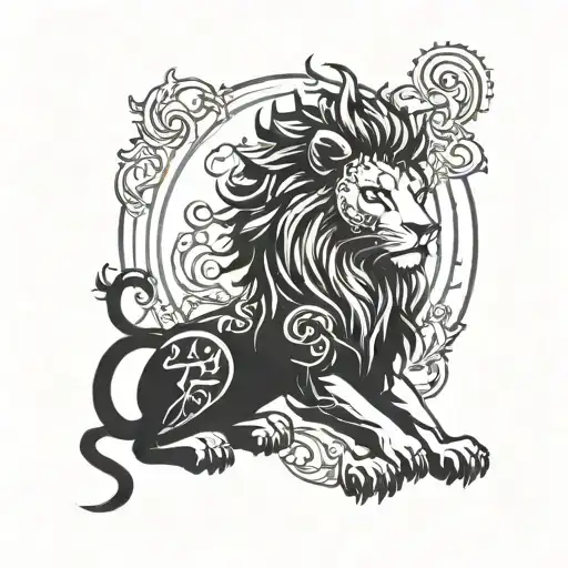 Lion Min Yoongi Silhouette