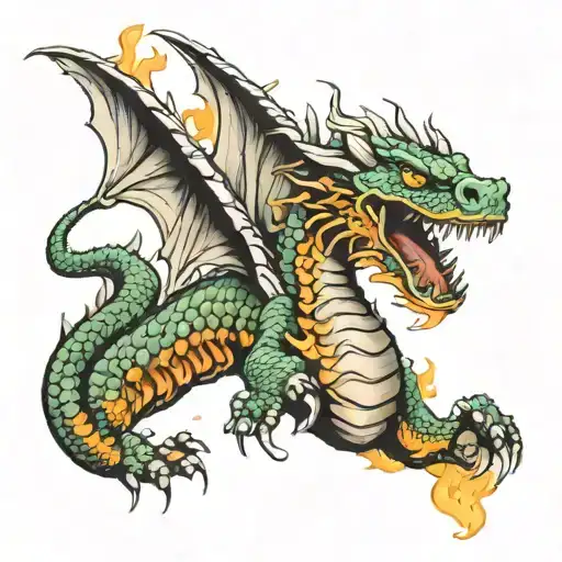 Cast Your Fear Into The Fire Breathing Dragon