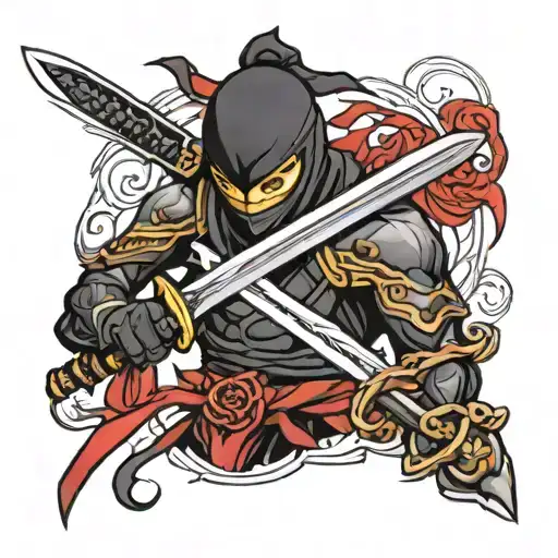 Black Ninja Sword