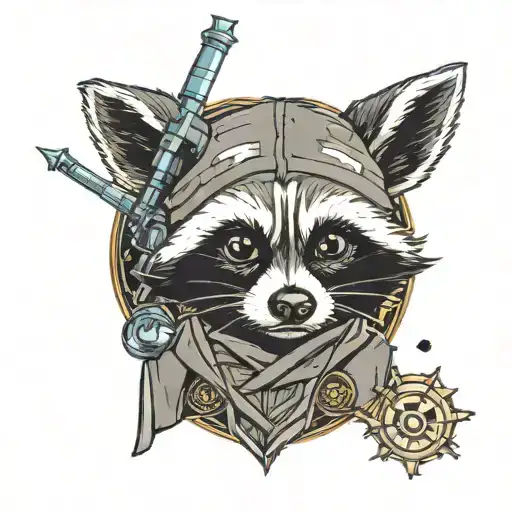 Raccoon Star Wars And Harry Potter