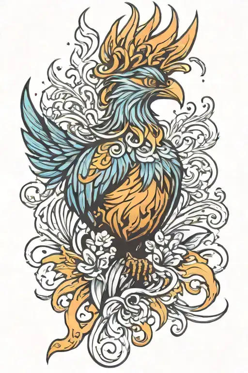 Phoenix Rising From The Ashes