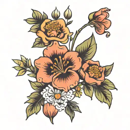 Birth Flower Bouquet