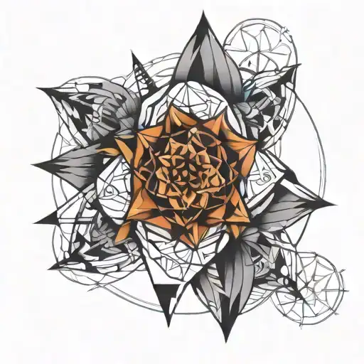 Individual Sketch With Sacred Geometry By Date Of Birth