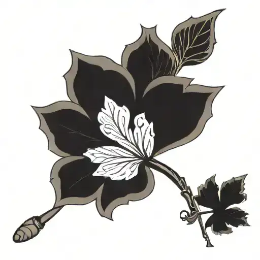 Black Clover With Five Leafs