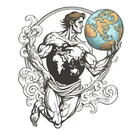 Atlas Holding The Earth