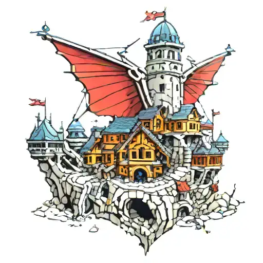 Kingdom Of Hesaven Built Out Of Legos