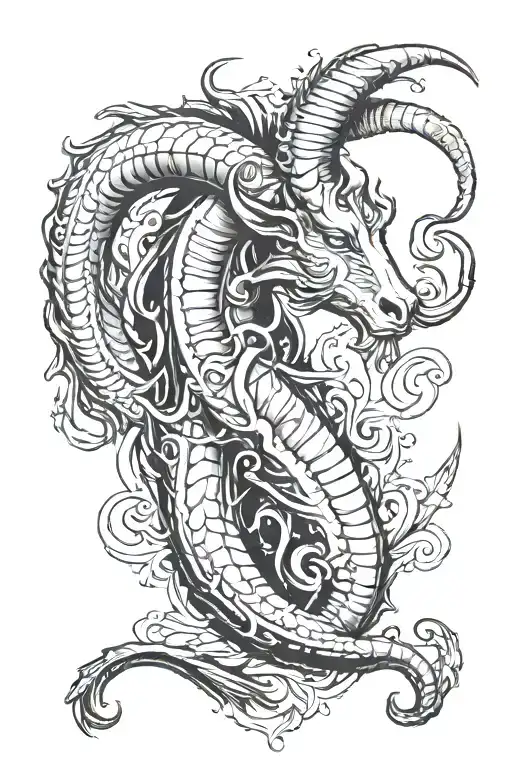 Capricorn Trying To Climb Me On The Right Side Of The Ribs