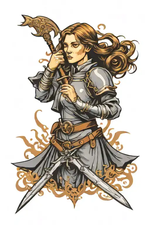 Joan Of Arc Tattoo Witchy