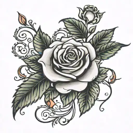 Rose Vine Thin Growing