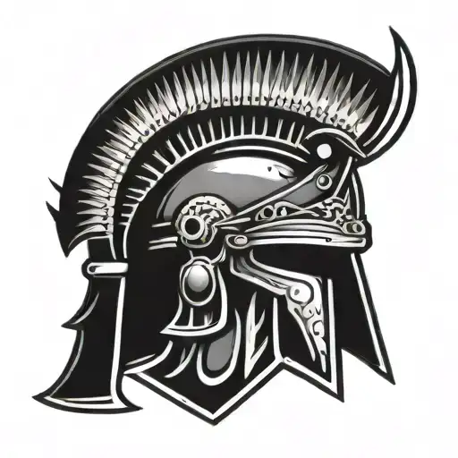 Old School Spartan Helmet