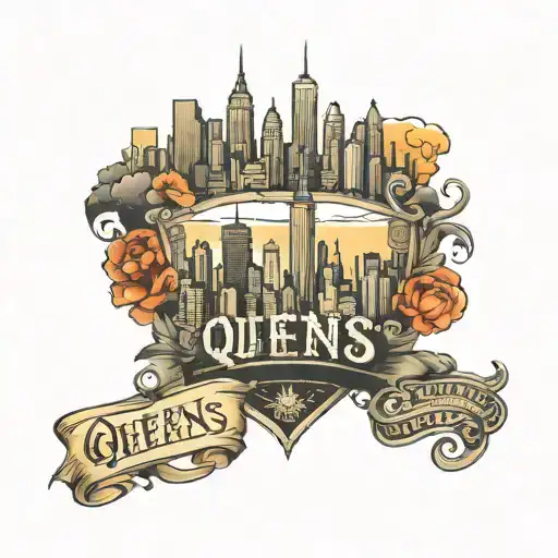 Queens New York Skyline