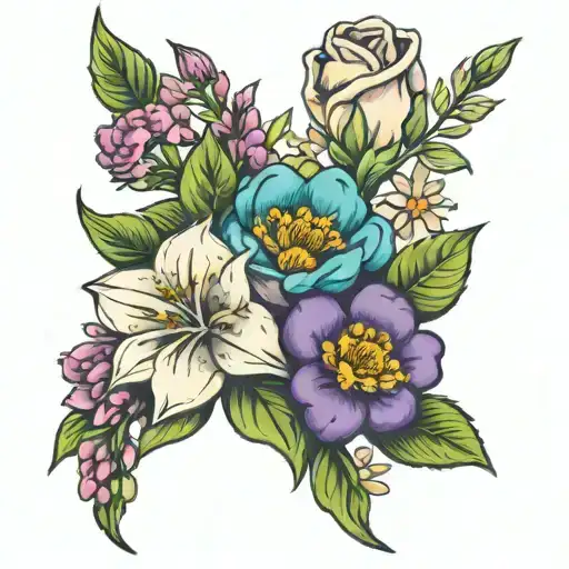 Birth Flower Bouquet